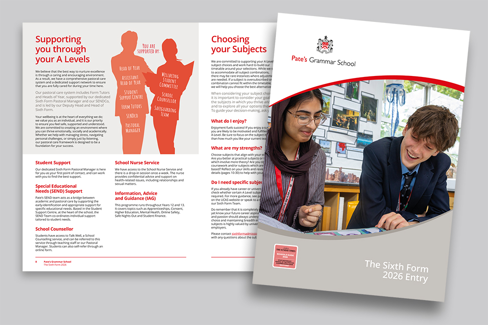 Pate's School Sixth Form Entry 2026